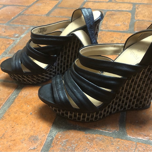 Enzo Angioloni Wedge Shoes Size 7 - Picture 3 of 8